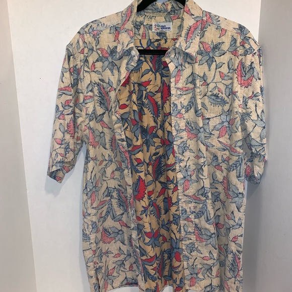 Reyn Spooner Multicolor Floral Reverse Print Mens - Picture 3 of 6